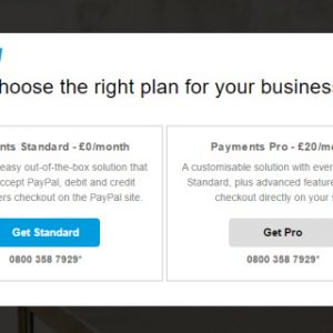Create a Standard PayPal business account